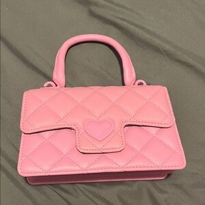 Pink Quilted Handbag